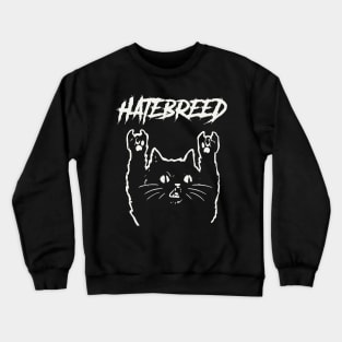 hatebreed and the cat Crewneck Sweatshirt